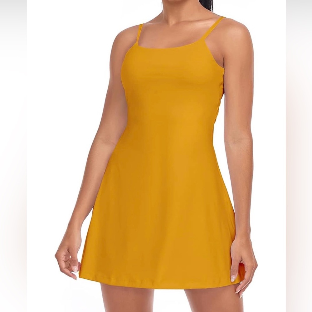 Women's Mustard Athletic Dress